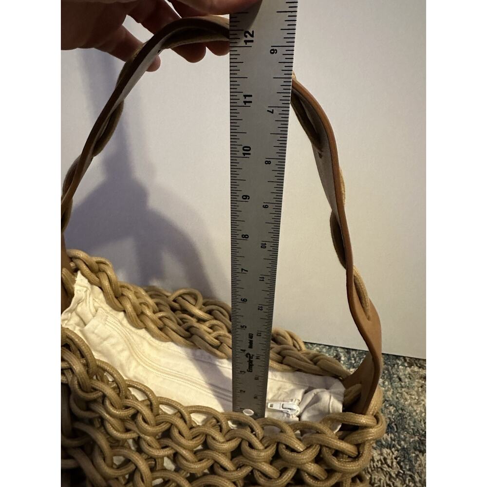Alienina Rope Bag Leather Strap Shoulder Bag Made In Italy Nautical Eris Bag? - Picture 10 of 13